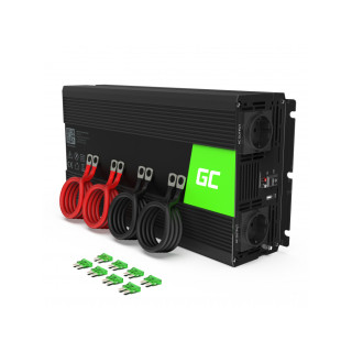 Autóinverter 12V-ról 230V-ra, 2000W/4000W