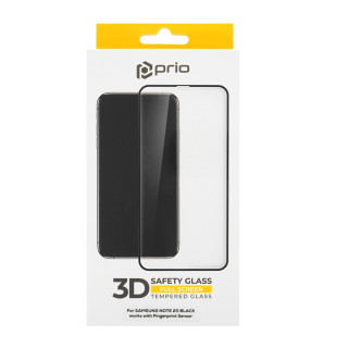 Edzett védőüveg Samsung Galaxy Note 20 telefonhoz, Full Cover 3D, fekete