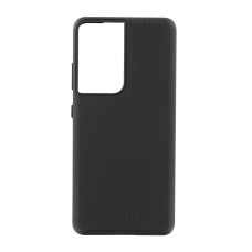 Szilikon tok Samsung Galaxy S21 Ultra készülékhez, fekete