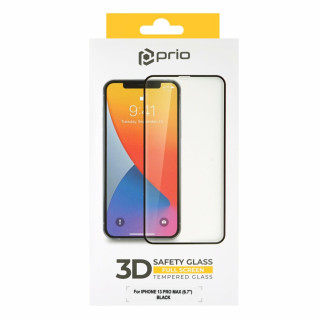Edzett védőüveg iPhone 13 Pro Max / 14 Plus készülékhez, teljes borítás 3D