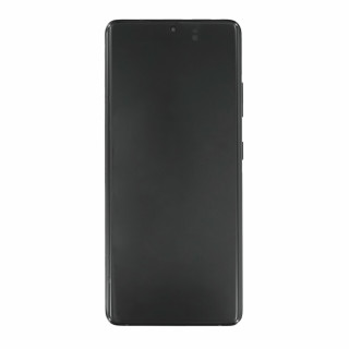 Üveg és LCD képernyő Samsung Galaxy S21 Ultra 5G / SM-G998, eredeti, fekete