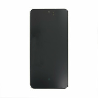 Üveg és LCD képernyő Samsung Galaxy S21 FE 5G / SM-G990, eredeti, olíva zöld