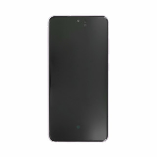 Üveg és LCD képernyő Samsung Galaxy S21 FE 5G / SM-G990, eredeti, lila