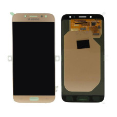 Üveg és LCD képernyő Samsung Galaxy J7 (2017) / SM-J730, eredeti (OEM), arany