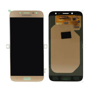 Üveg és LCD képernyő Samsung Galaxy J7 (2017) / SM-J730, eredeti (OEM), arany
