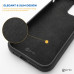 Apple iPhone 11 Pro Max szilikon tok, fekete Apple iPhone 11 Pro Max szilikon tok, fekete