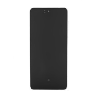 Üveg és LCD képernyő Samsung Galaxy A73 5G / SM-A735-höz, eredeti, fehér