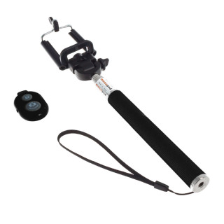 Selfie stick bluetooth fekete