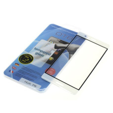 Edzett védőüveg Huawei P9, Full Cover 3D, fehér