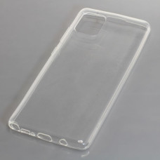 Szilikon tok Samsung Galaxy Note 10 Lite telefonhoz, átlátszó