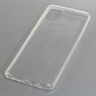 Szilikon tok Samsung Galaxy Note 10 Lite telefonhoz, átlátszó