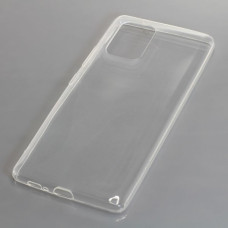 Szilikon tok Samsung Galaxy S10 Lite készülékhez, átlátszó