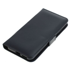 Huawei P40 Pro PU bőr flip tok fekete