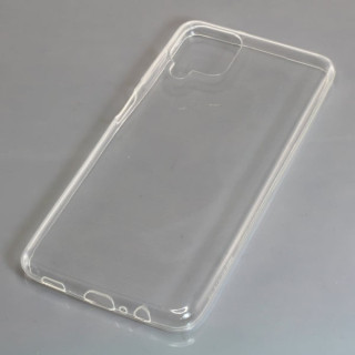 Szilikon tok Samsung Galaxy A12 készülékhez, átlátszó