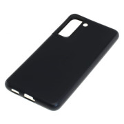 Szilikon tok Samsung Galaxy S21 FE készülékhez, fekete
