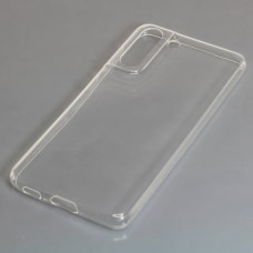 Szilikon tok Samsung Galaxy S21 FE, átlátszó