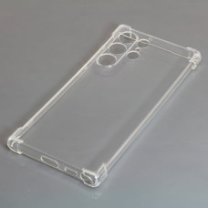 Szilikon tok Samsung Galaxy S22 Ultra készülékhez, átlátszó