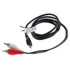 Adapter audio a MicroUSB-ről 2 x RCA csatlakozóra