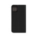 Samsung Galaxy S21 FE 5G PU bőr flip tok, fekete