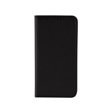 Samsung Galaxy S22 Ultra PU bőr flip tok fekete