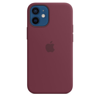 Szilikon tok Apple iPhone 12 Mini, plum, original