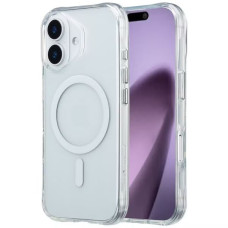 Szilikon tok Apple iPhone 17-höz, Magsafe, átlátszó