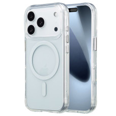 Szilikon tok Apple iPhone 17 Pro-höz, Magsafe, átlátszó