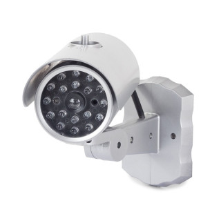 Hamis térfigyelő kamera villogó LED-del, fal