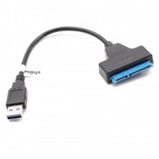 Adapter SATA 3-ról (15 tűs + 7 tűs) USB 3.0-ra 