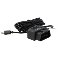 OBD2-ről mini USB-re csatlakozó adapter / töltő kamerákhoz, GPS navigációhoz és okostelefonokhoz, 3,5 m
